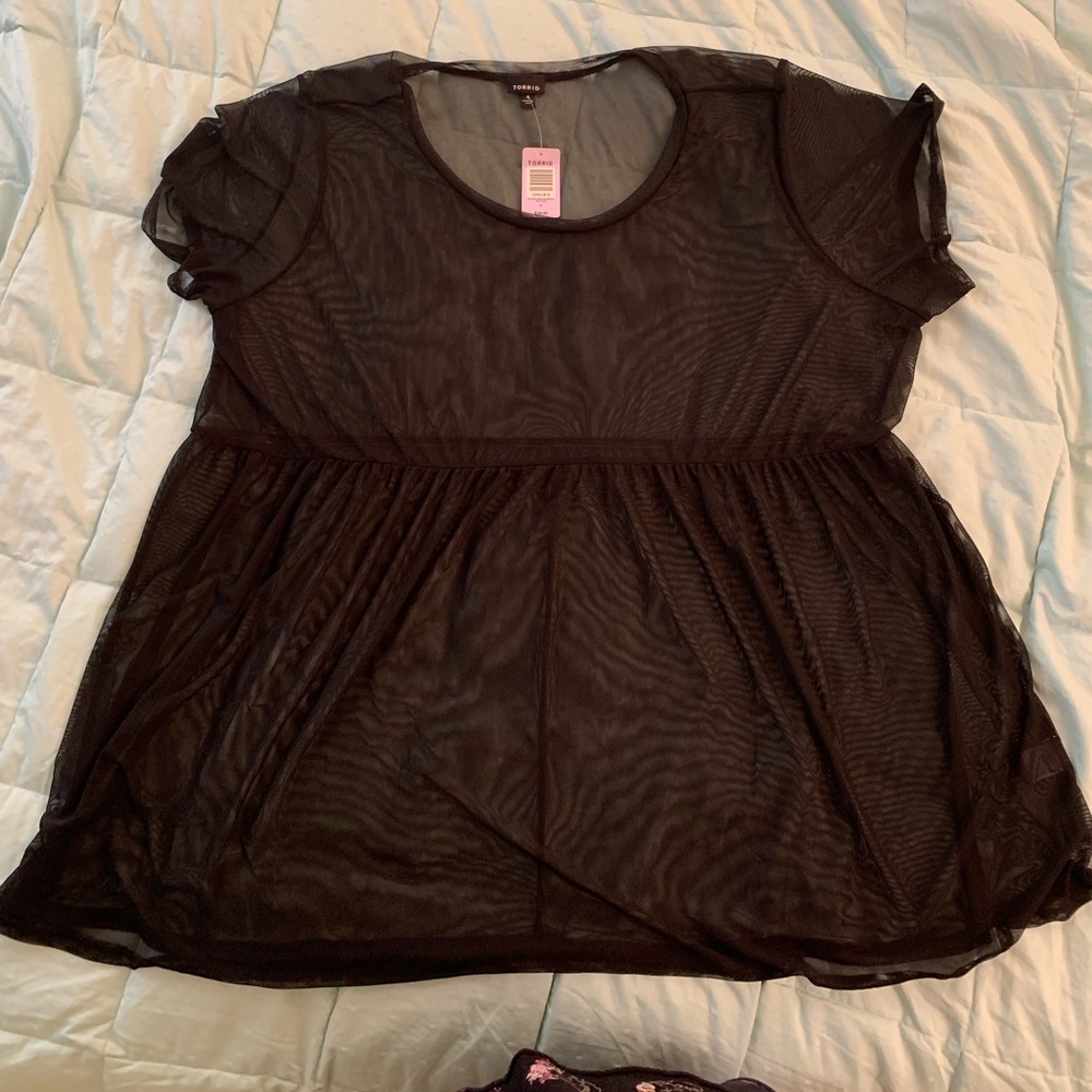 Sheer Mesh Babydoll